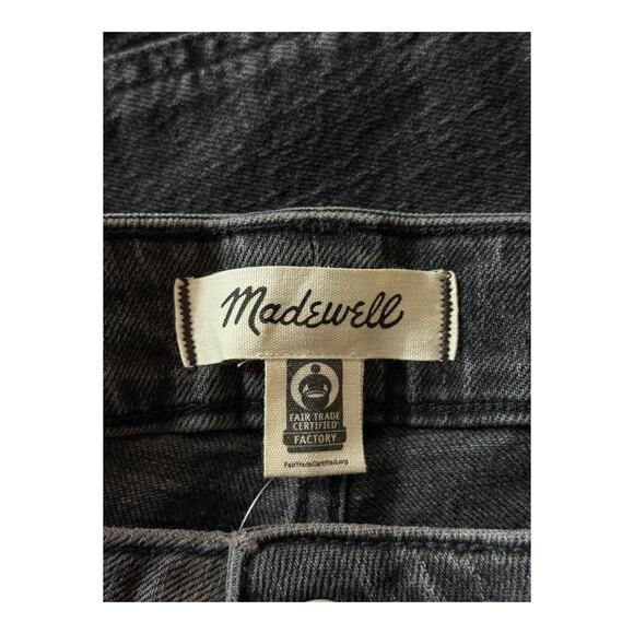 Madewell The Curvy Plus Perfect Vintage Straight Jean black size 28W - Picture 5 of 7